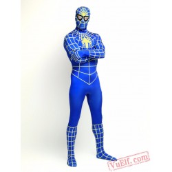 Blue Spiderman Zentai Suit - Spandex BodySuit | Costumes