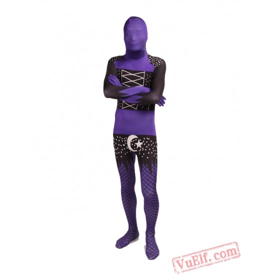 Stars Moon Lycra Spandex BodySuit | Zentai Suit