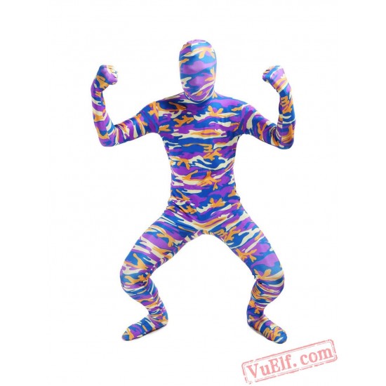 Purple Full Body Costumes - Lycra Spandex BodySuit | Zentai Suit