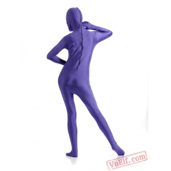 Purple Full Body Costumes - Lycra Spandex BodySuit | Zentai Suit