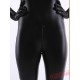 Black Open Hip Lycra Spandex BodySuit | Zentai Suit