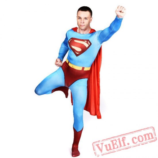 Superman Costumes - Lycra Spandex BodySuit | Zentai Suit