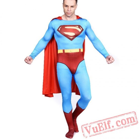 Superman Costumes - Lycra Spandex BodySuit | Zentai Suit