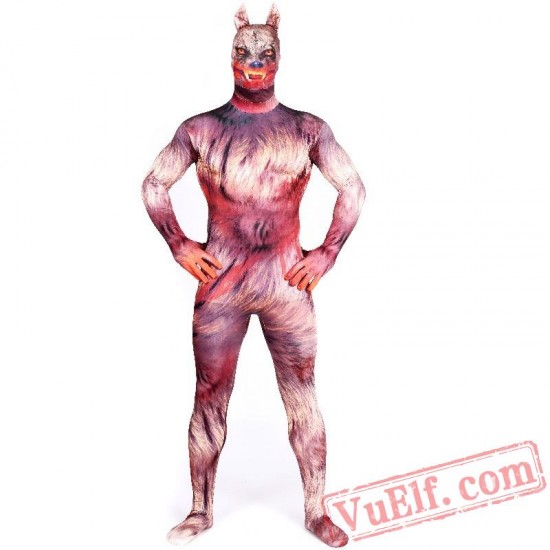 Werewolf Costumes - Lycra Spandex BodySuit | Zentai Suit