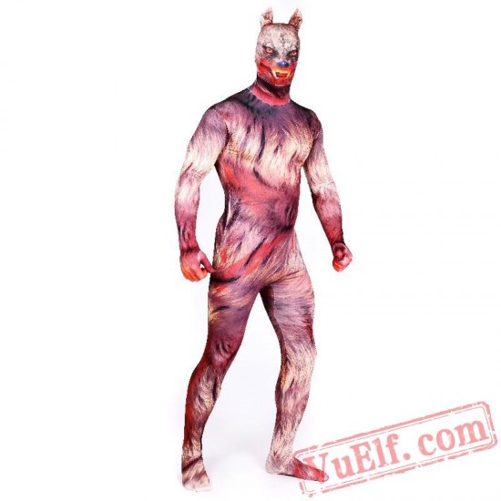 Werewolf Costumes - Lycra Spandex BodySuit | Zentai Suit