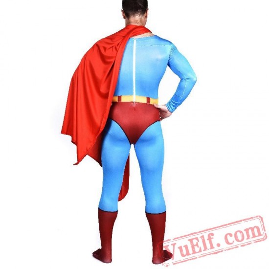 Superman Costumes - Lycra Spandex BodySuit | Zentai Suit