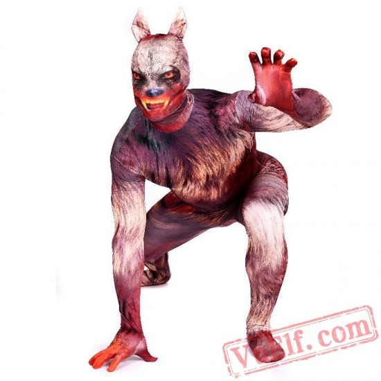 Werewolf Costumes - Lycra Spandex BodySuit | Zentai Suit