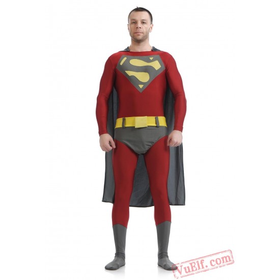 Superman Costumes - Lycra Spandex BodySuit | Zentai Suit