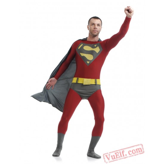 Superman Costumes - Lycra Spandex BodySuit | Zentai Suit