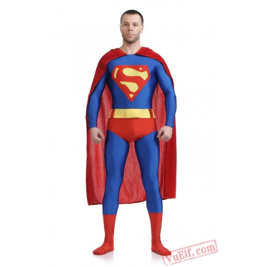 Superman Costumes - Lycra Spandex BodySuit | Zentai Suit