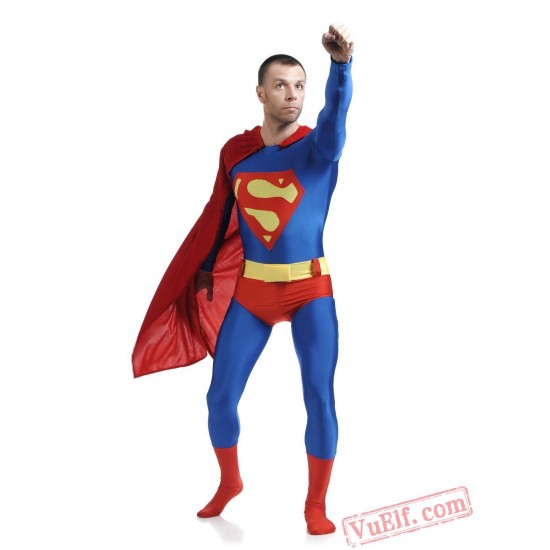 Superman Costumes - Lycra Spandex BodySuit | Zentai Suit