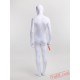 White Snowman Costumes - Lycra Spandex BodySuit | Zentai Suit