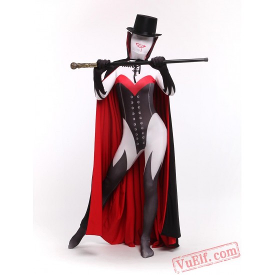 Women Vampire Costumes - Lycra Spandex BodySuit | Zentai Suit