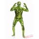 Green Shiny Metalic Mens Lycra Spandex BodySuit | Zentai Suit