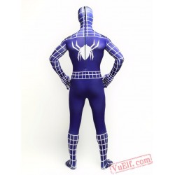 Blue Spiderman Zentai Suit - Spandex BodySuit | Costumes