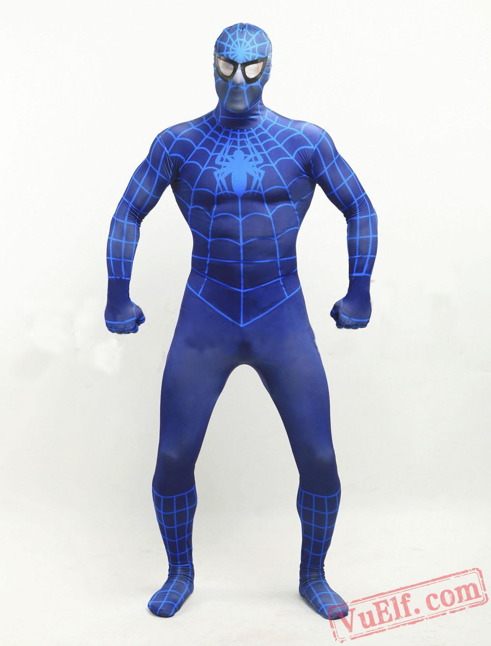 blue spiderman toy