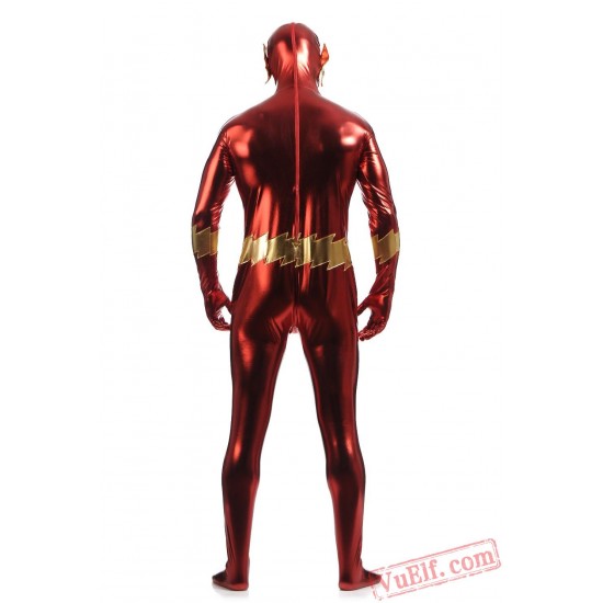 The Flash Man Costumes - Lycra Spandex BodySuit | Zentai Suit