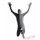 Black Grey Lycra Spandex BodySuit | Zentai Suit