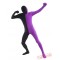 Black Purple Lycra Spandex BodySuit | Zentai Suit