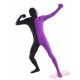 Black Purple Lycra Spandex BodySuit | Zentai Suit