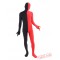 Black Red Lycra Spandex BodySuit | Zentai Suit