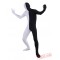 Black White Lycra Spandex BodySuit | Zentai Suit