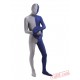 Dark Navy Gray Lycra Spandex BodySuit | Zentai Suit