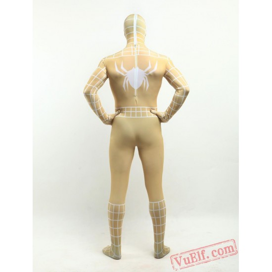 Golden Spiderman Zentai Suit - Spandex BodySuit | Costumes