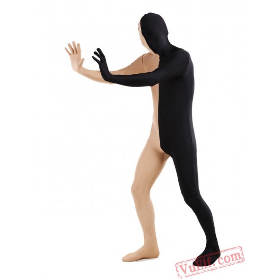 Double-Color Lycra Spandex BodySuit | Zentai Suit