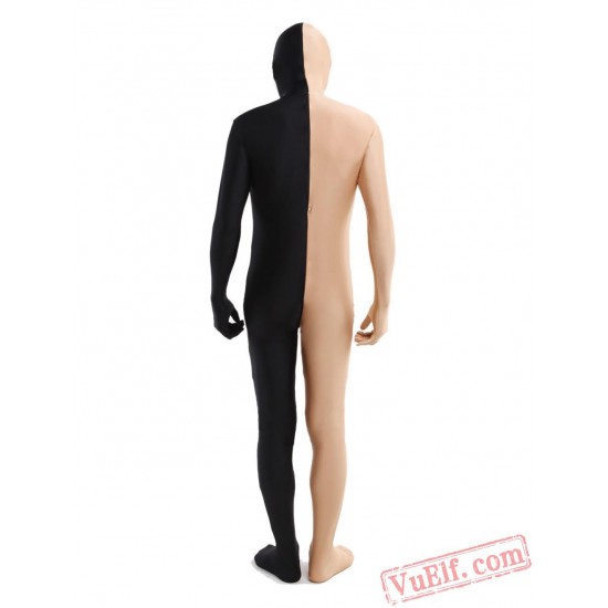 Double-Color Lycra Spandex BodySuit | Zentai Suit