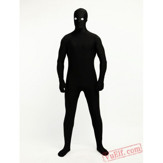 Black Lycra Spandex BodySuit | Zentai Suit