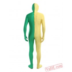 Yellow Green Lycra Spandex BodySuit | Zentai Suit