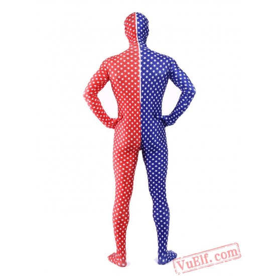 Polka Dot Lycra Lycra Spandex BodySuit | Zentai Suit