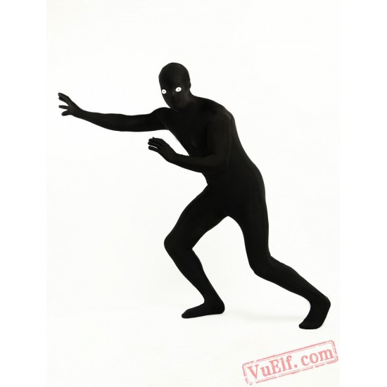 Cool Black Lycra Spandex BodySuit | Zentai Suit