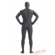 Funny Dark Gray Lycra Spandex BodySuit | Zentai Suit