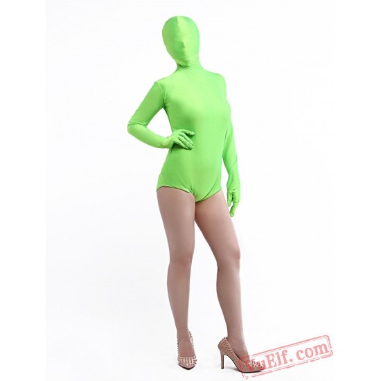 Halloween Forest Green Lycra Spandex BodySuit | Zentai Suit
