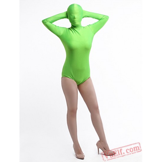 Halloween Forest Green Lycra Spandex BodySuit | Zentai Suit