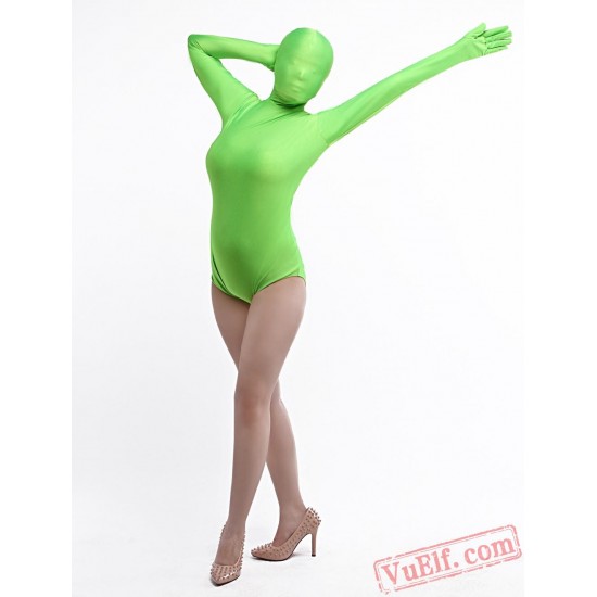 Halloween Forest Green Lycra Spandex BodySuit | Zentai Suit