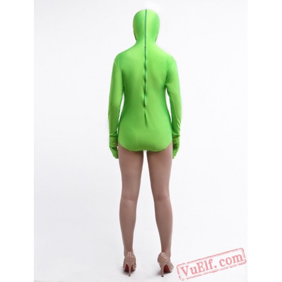 Halloween Forest Green Lycra Spandex BodySuit | Zentai Suit