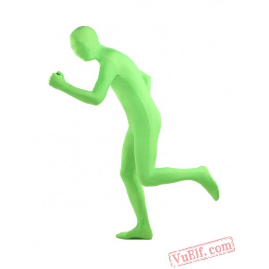 Halloween Green Lycra Spandex BodySuit | Zentai Suit