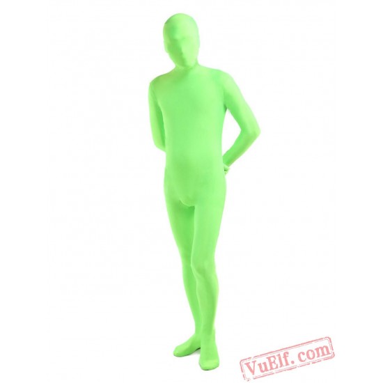 Halloween Green Lycra Spandex BodySuit | Zentai Suit