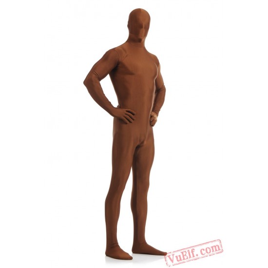 Funny Light Brown Lycra Spandex BodySuit | Zentai Suit