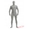 Funny Light Gray Lycra Spandex BodySuit | Zentai Suit