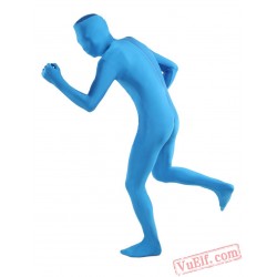 Blue Lycra Spandex BodySuit | Zentai Suit