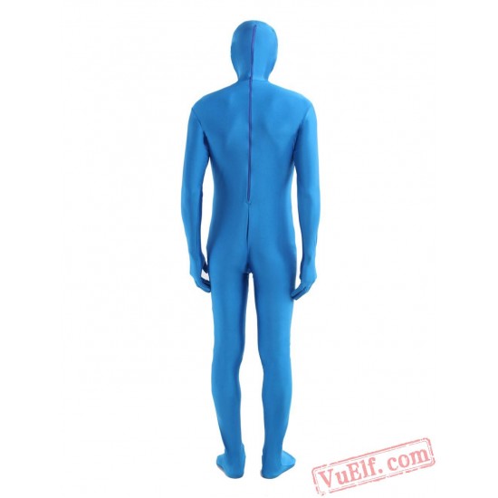 Blue Lycra Spandex BodySuit | Zentai Suit