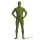 Funny Army green Lycra Spandex BodySuit | Zentai Suit