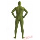 Funny Army green Lycra Spandex BodySuit | Zentai Suit