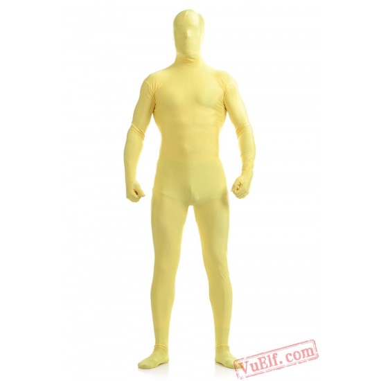 Funny Beige Lycra Spandex BodySuit | Zentai Suit