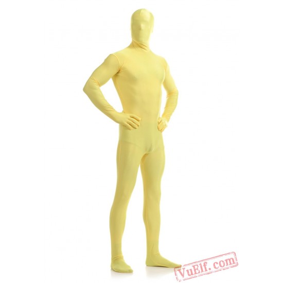 Funny Beige Lycra Spandex BodySuit | Zentai Suit