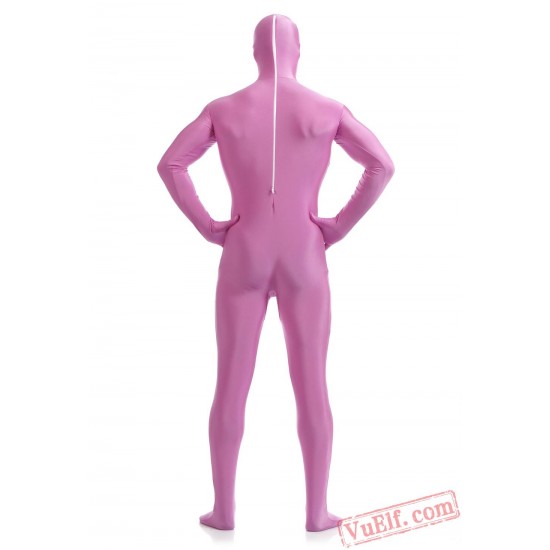 Funny Pale Pink Lycra Spandex BodySuit | Zentai Suit